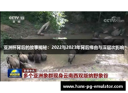 亚洲杯背后的故事揭秘:2022与2023年背后缘由与深层次影响 亚洲杯背后的故事揭秘:2022与2023年背后缘由与深层次影响