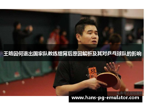 王皓因何退出国家队教练组背后原因解析及其对乒乓球队的影响